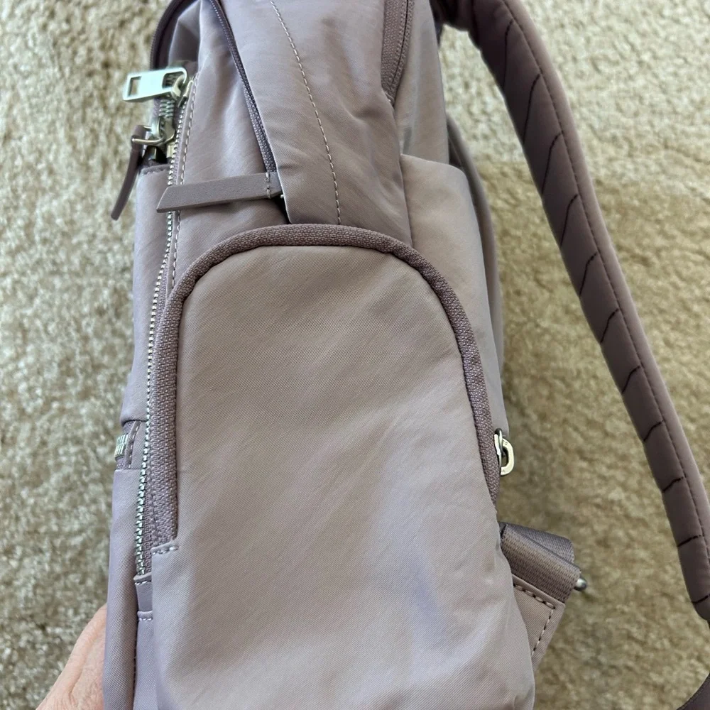 Tumi Lavender Gray medium Celina Backpack